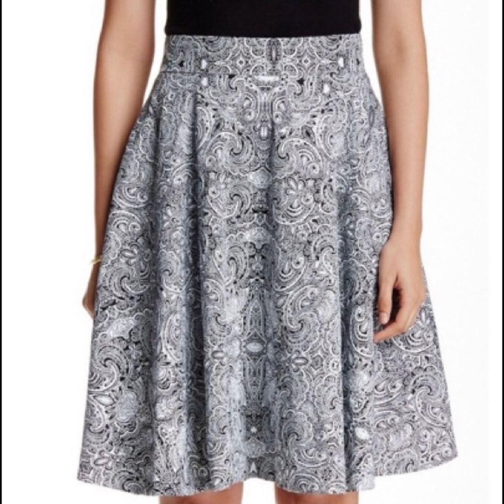 Size 4 Amanda and Chelsea A line paisley skirt